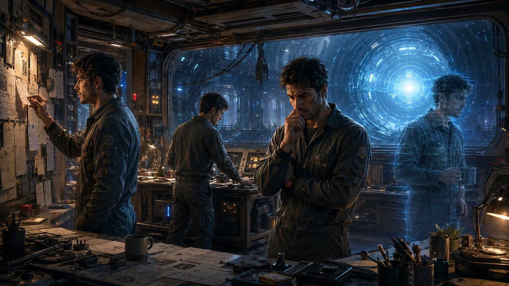 Other Selves inside a fractured research station