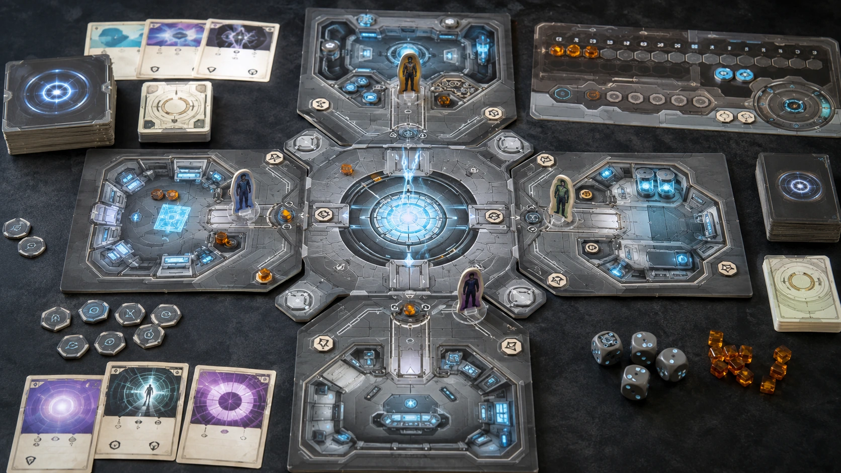 Parallum tabletop component spread